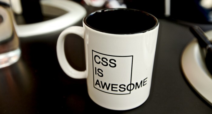 css is awesome mug
